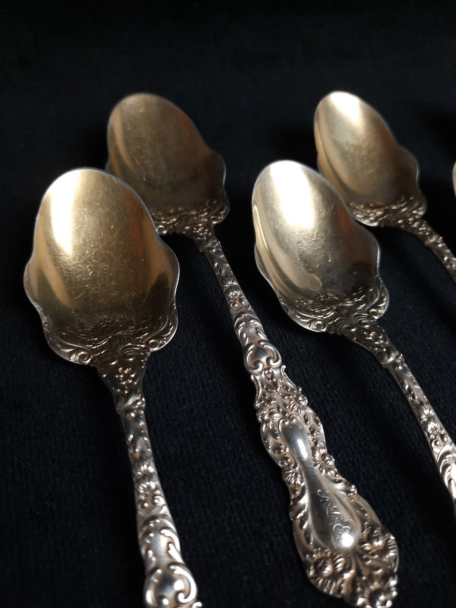 Sterling Silver Cream Spoons -photo-2