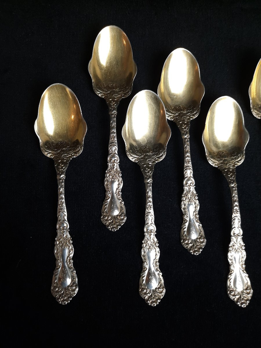 Sterling Silver Cream Spoons -photo-2