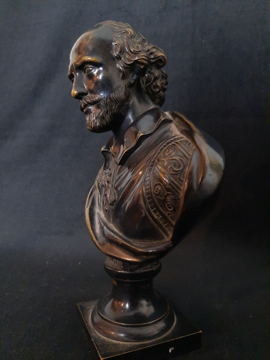 Shakespeare Bronze Bust-photo-4