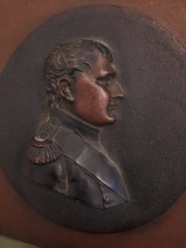 Medallion Of Napoleon In Bust, Bronze - Nineteenth-photo-2