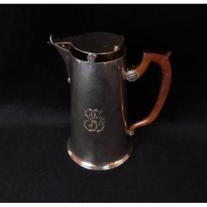 Silver Coffee Pot Minerva Lapar (19th Century)