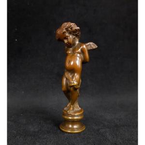 Bronze Stamp - Putti (19th Century) 