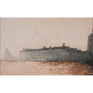 Claude Legros (20th Century) - Lithograph - Venice 