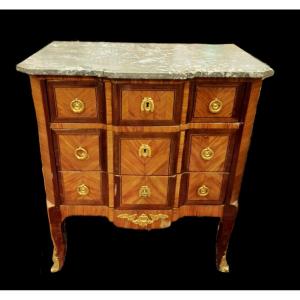 Louis XV Style Chest Of Drawers (19th Century)