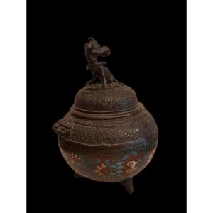 Cloisonné Enamel Incense Burner - China 