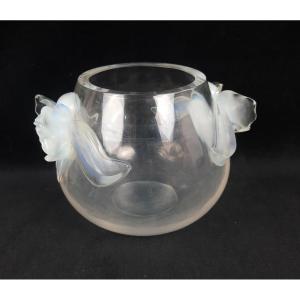 Lalique France - Orchid Crystal Vase 