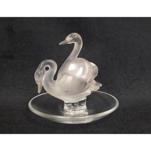 Lalique France - Crystal Ring Sizer - Swans