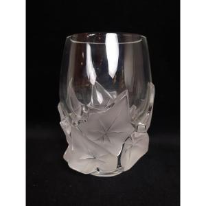 Lalique - Crystal Vase - Hedera 