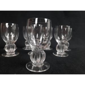 Lalique - Set Of Small Crystal Glasses  