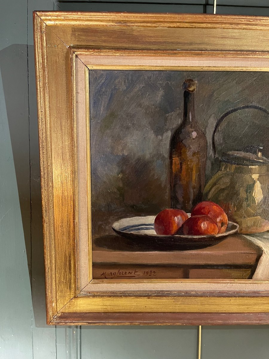 Still Life With Apples Dated 1932-photo-2