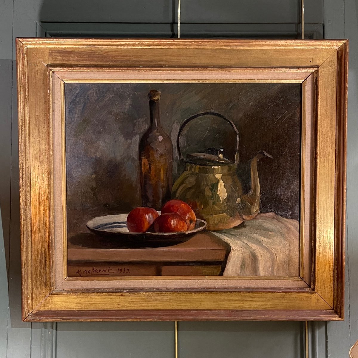 Still Life With Apples Dated 1932
