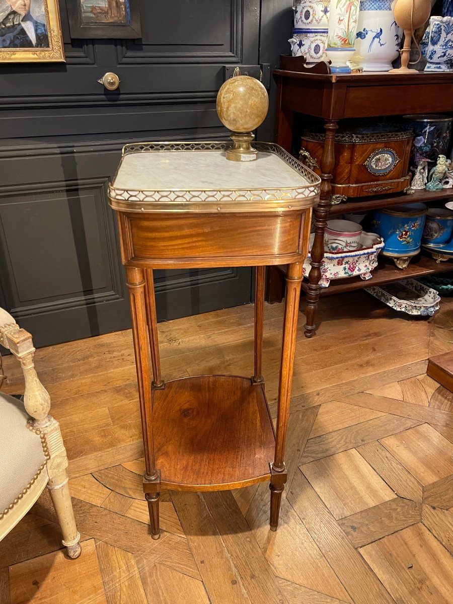 Table Haute Style Louis XVI, Hauteur 86 cm-photo-2