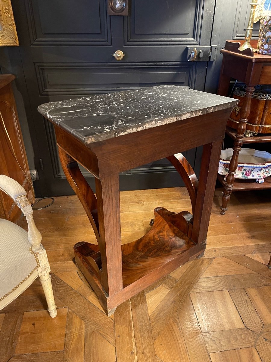 Small Mahogany Console-photo-3