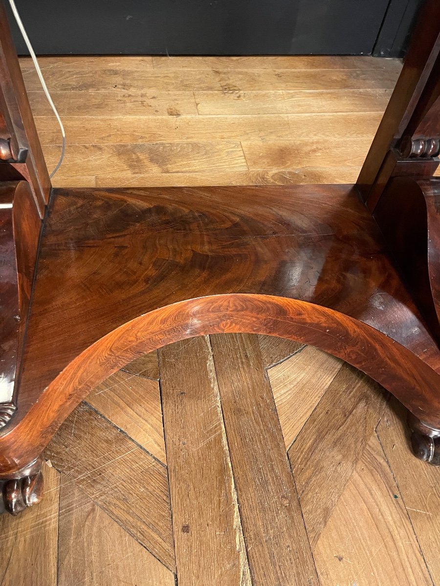 Small Mahogany Console-photo-5