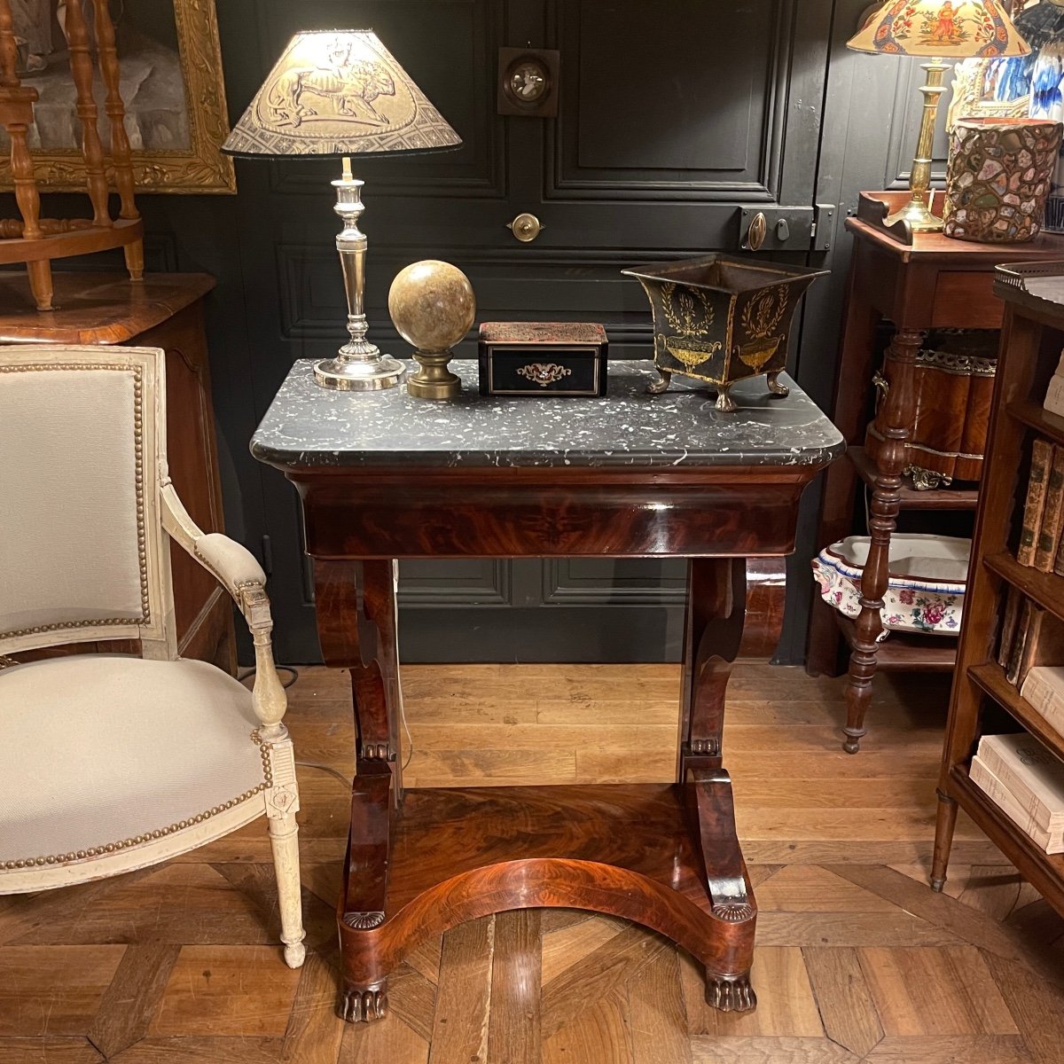 Small Mahogany Console