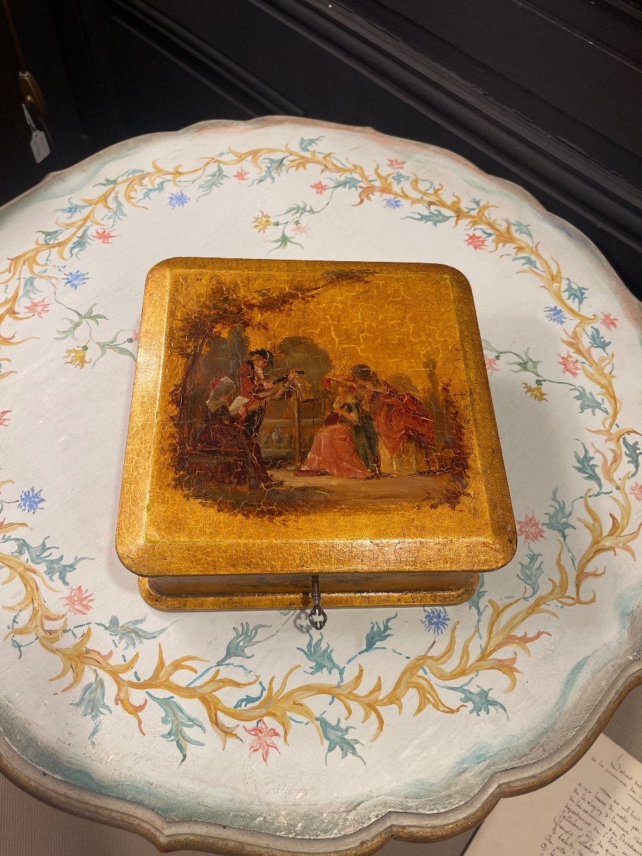 19th Century Martin Varnish Jewelry Box-photo-2