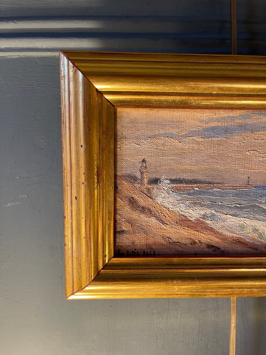 The Pier And Its Lighthouse, Cannes 1923-photo-2