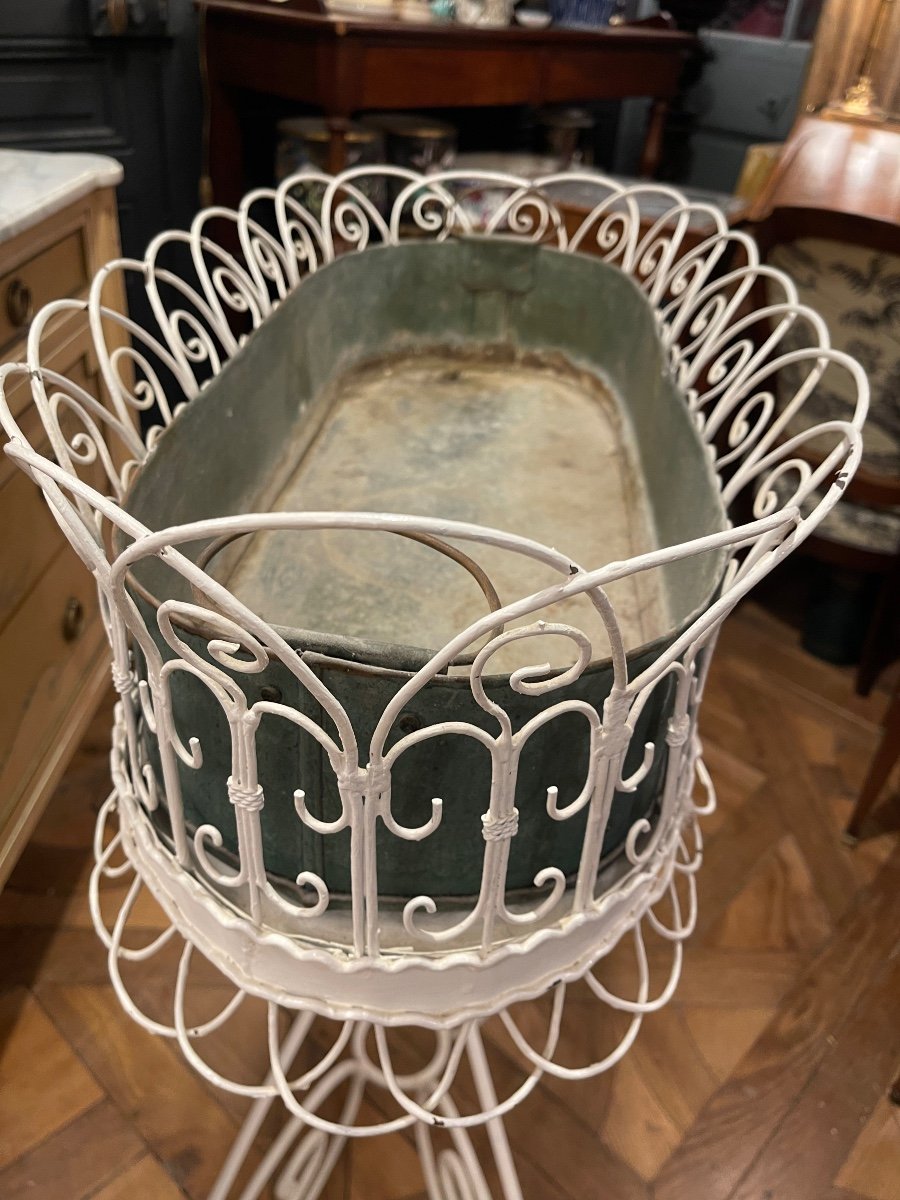 Wrought Iron Planter -photo-3