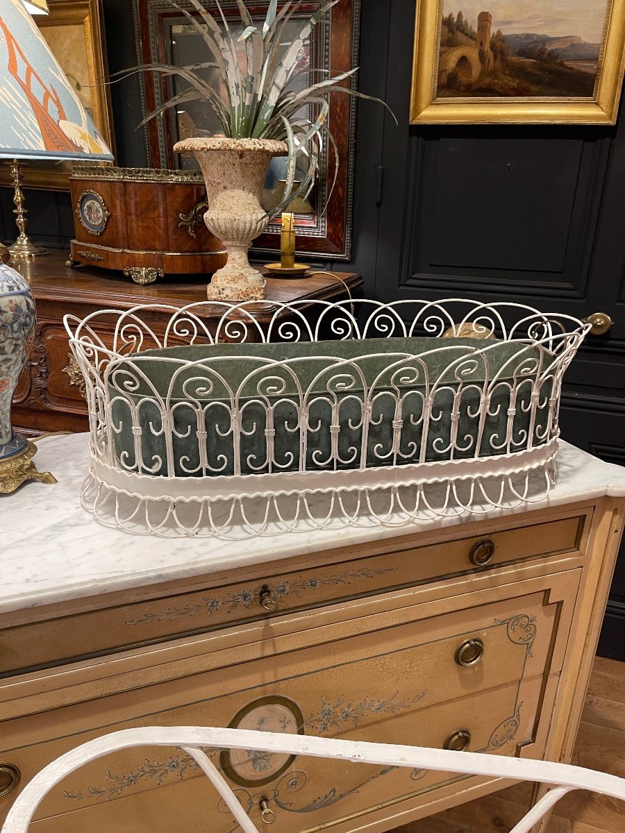 Wrought Iron Planter -photo-5