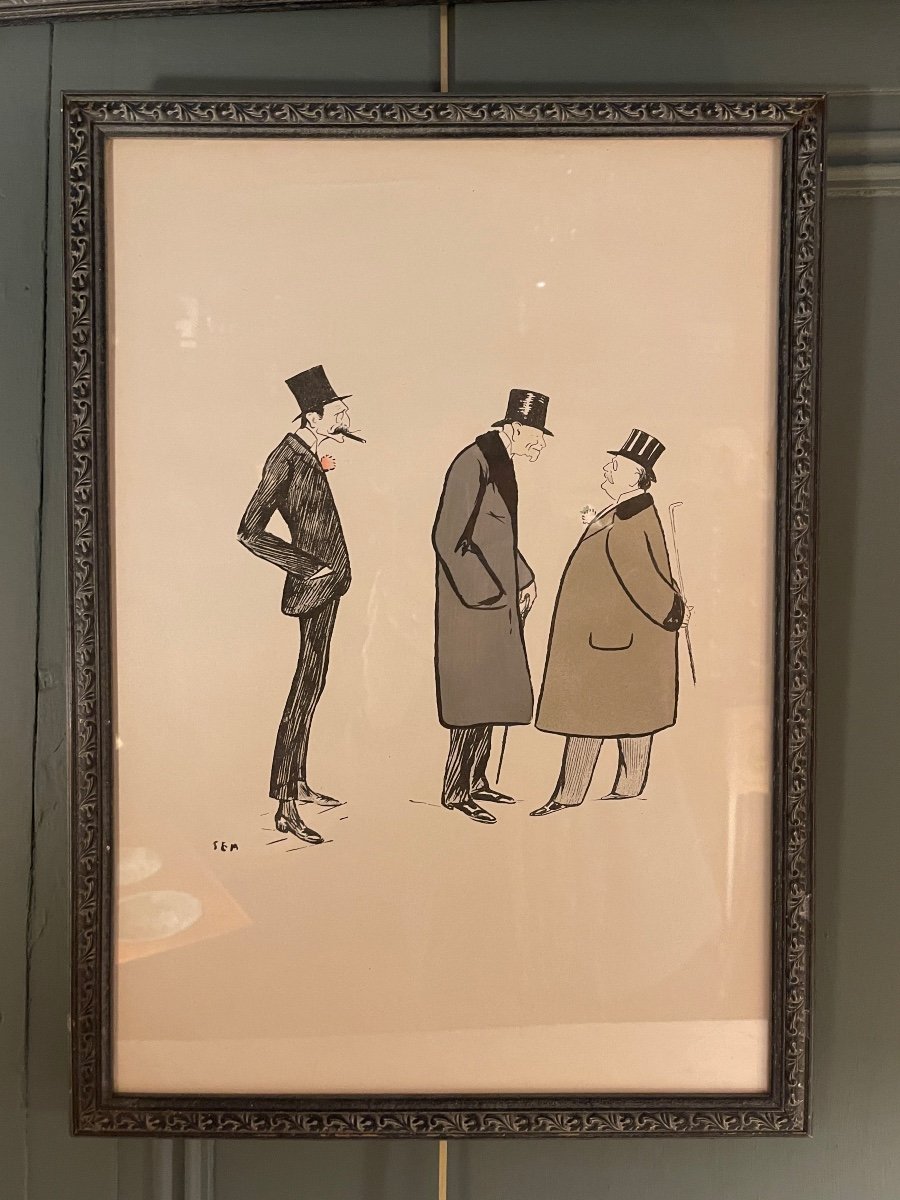 Caricatures De Sem " Paris 1904", vendu à l'unité-photo-1