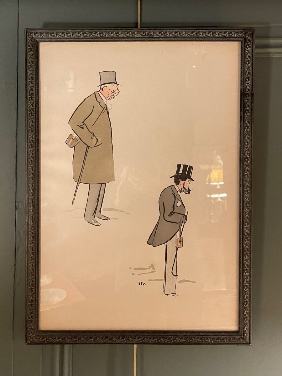 Caricatures De Sem " Paris 1904", vendu à l'unité-photo-2