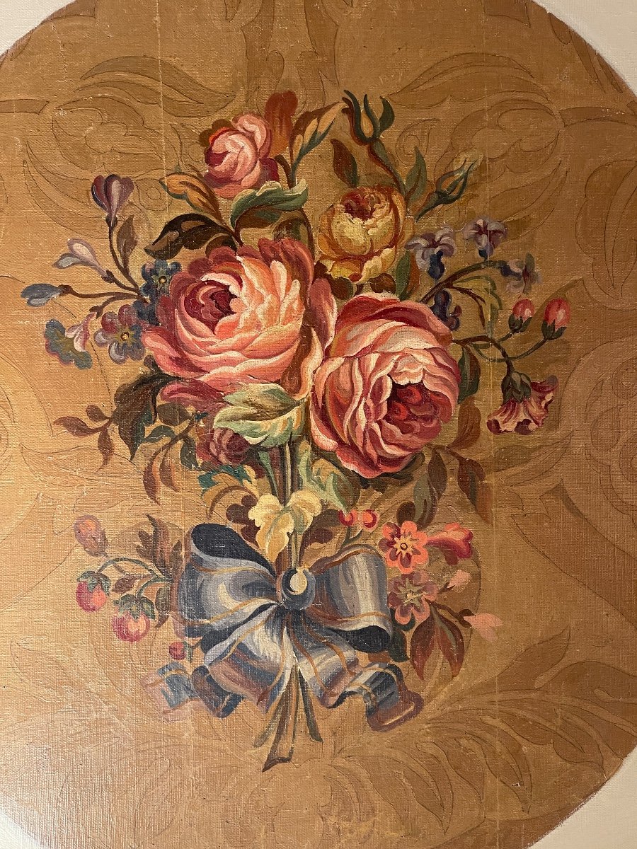 Carton De Tapisserie d'Aubusson, 57 cm x 52 cm-photo-3