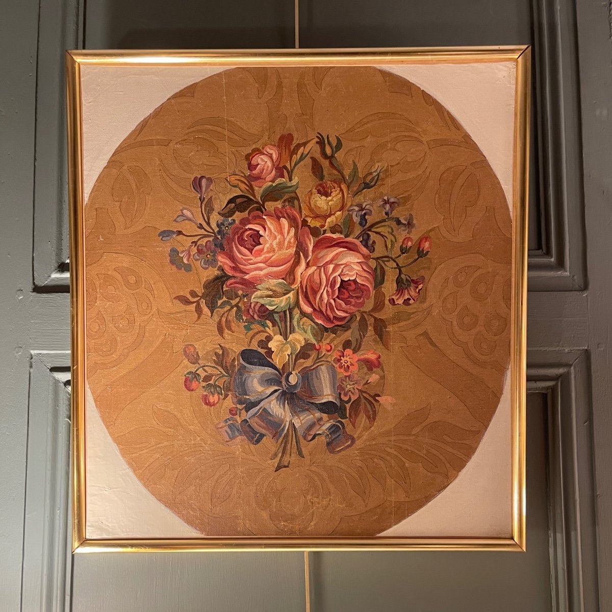 Carton De Tapisserie d'Aubusson, 57 cm x 52 cm