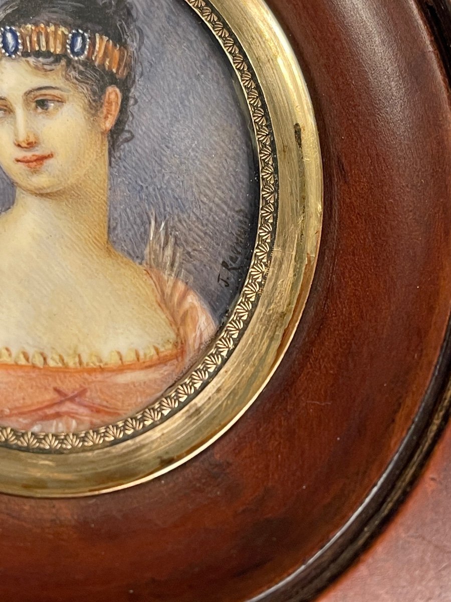 Miniature Portrait Of A Young Woman-photo-3