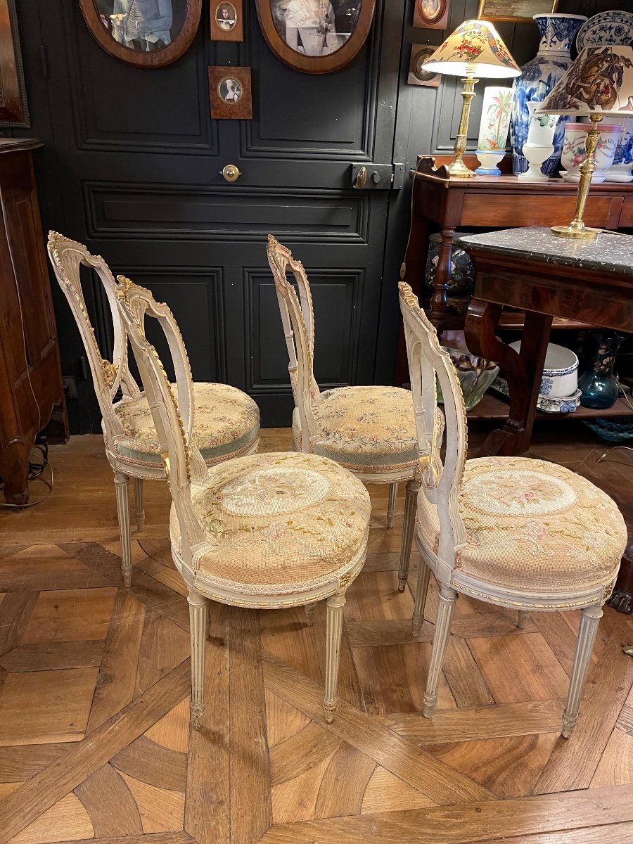 Set Of 4 Chairs, Maison Roll-photo-2