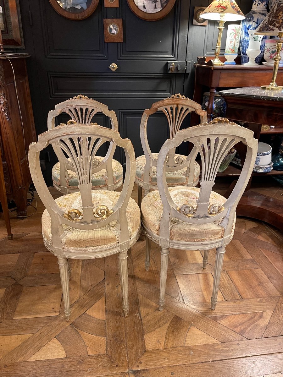 Set Of 4 Chairs, Maison Roll-photo-3