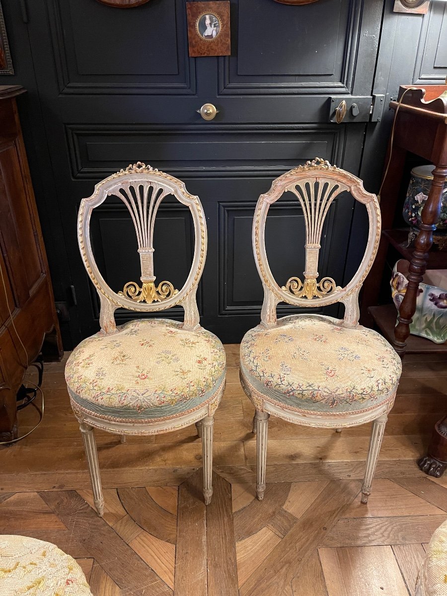 Set Of 4 Chairs, Maison Roll-photo-1