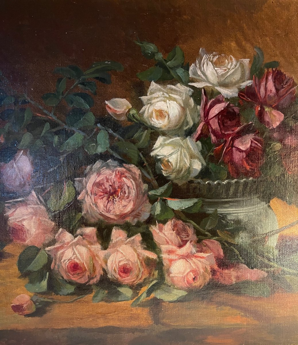 Old Roses Painting-photo-4