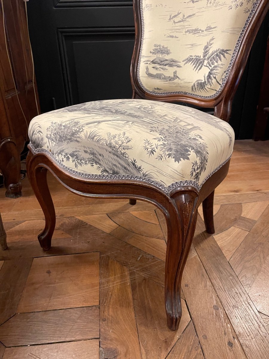 Rosewood Upholstered Chair-photo-1