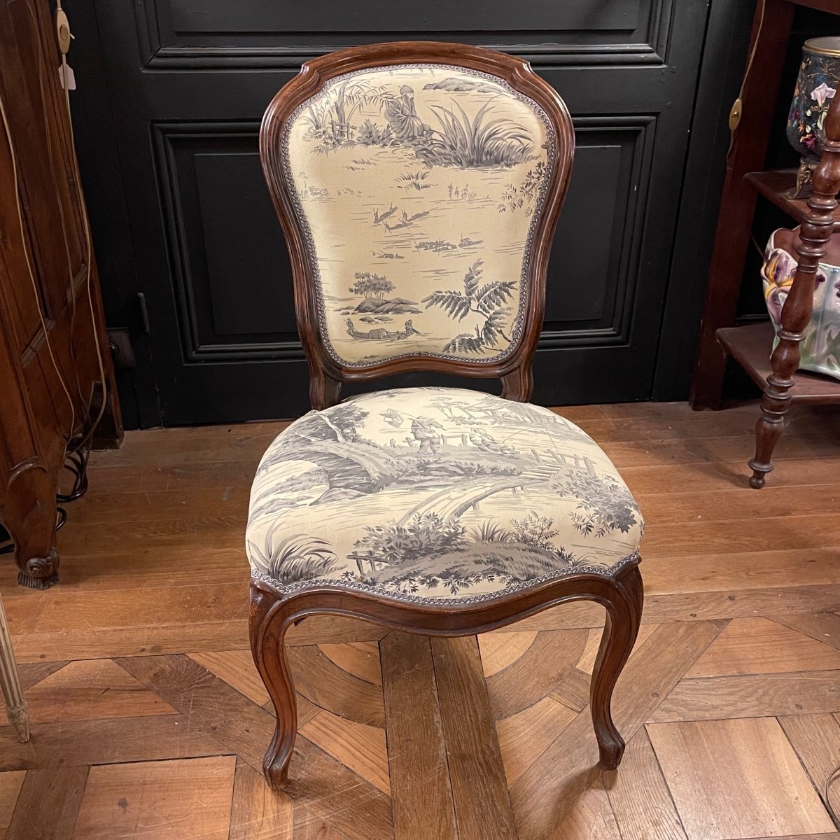 Rosewood Upholstered Chair