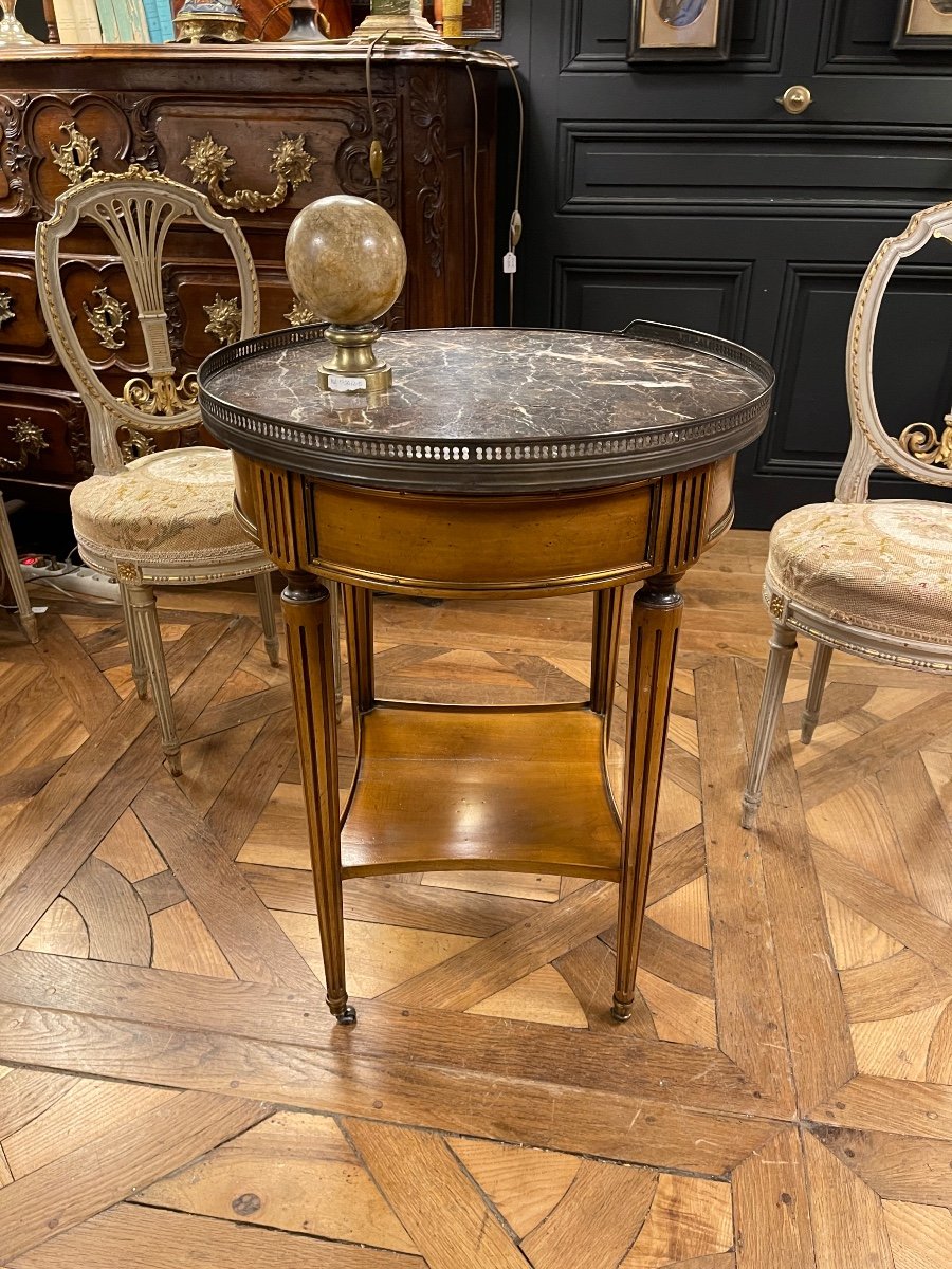 Louis XVI Style Bouillotte Table-photo-3