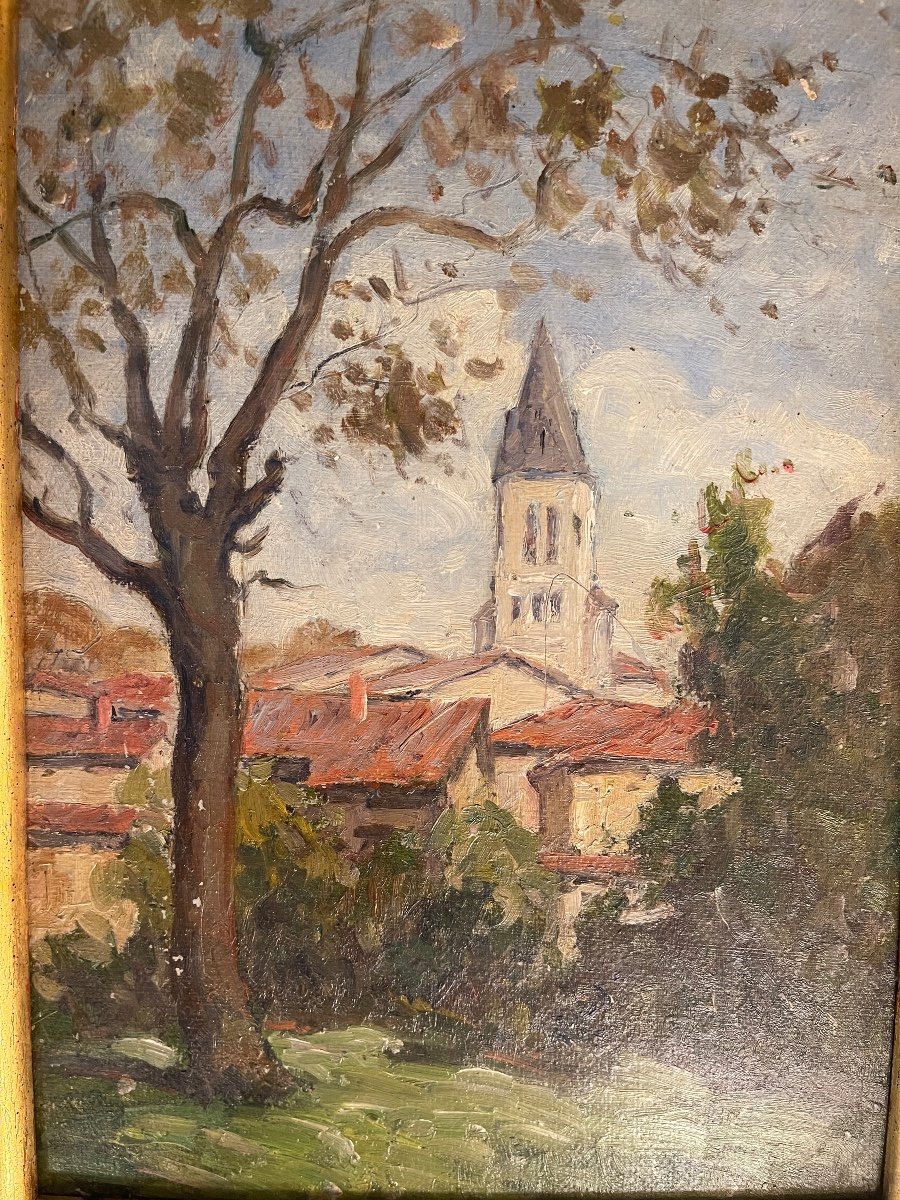 Small Landscape, Early 20th Century, The Bell Tower-photo-2