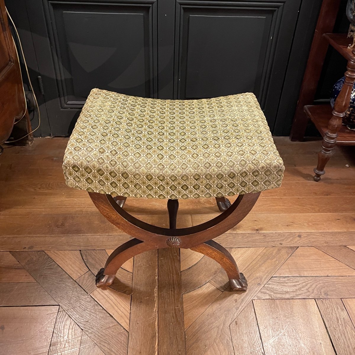 Empire Style Curule Stool