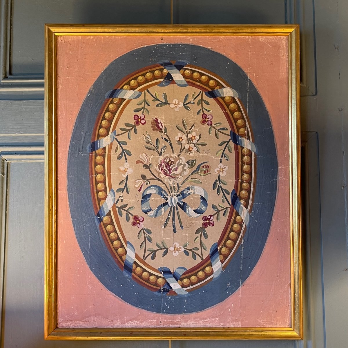 Carton De Tapisserie d'Aubusson,  60 Cm X 49 Cm