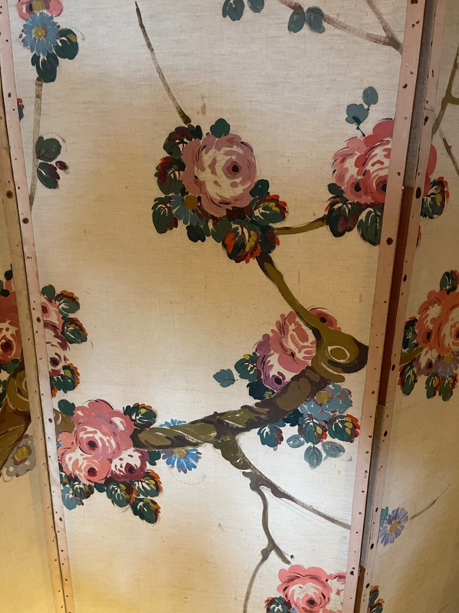 1900 Screen, Japanese Cherry Blossoms-photo-4