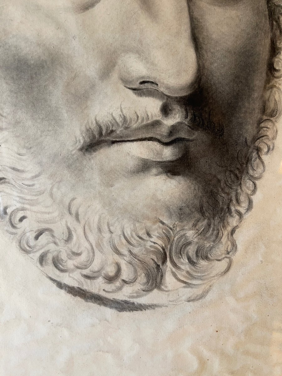 Jupiter, 19th Century Academic Drawing-photo-4