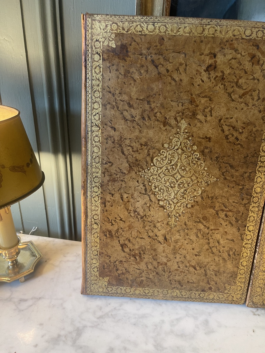 Grand Sous Main En Faux Livre-photo-3
