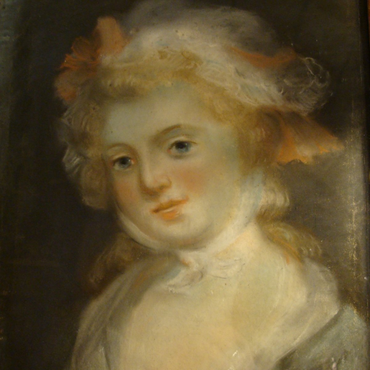 Portrait Of A Young Girl, Pastel 18th