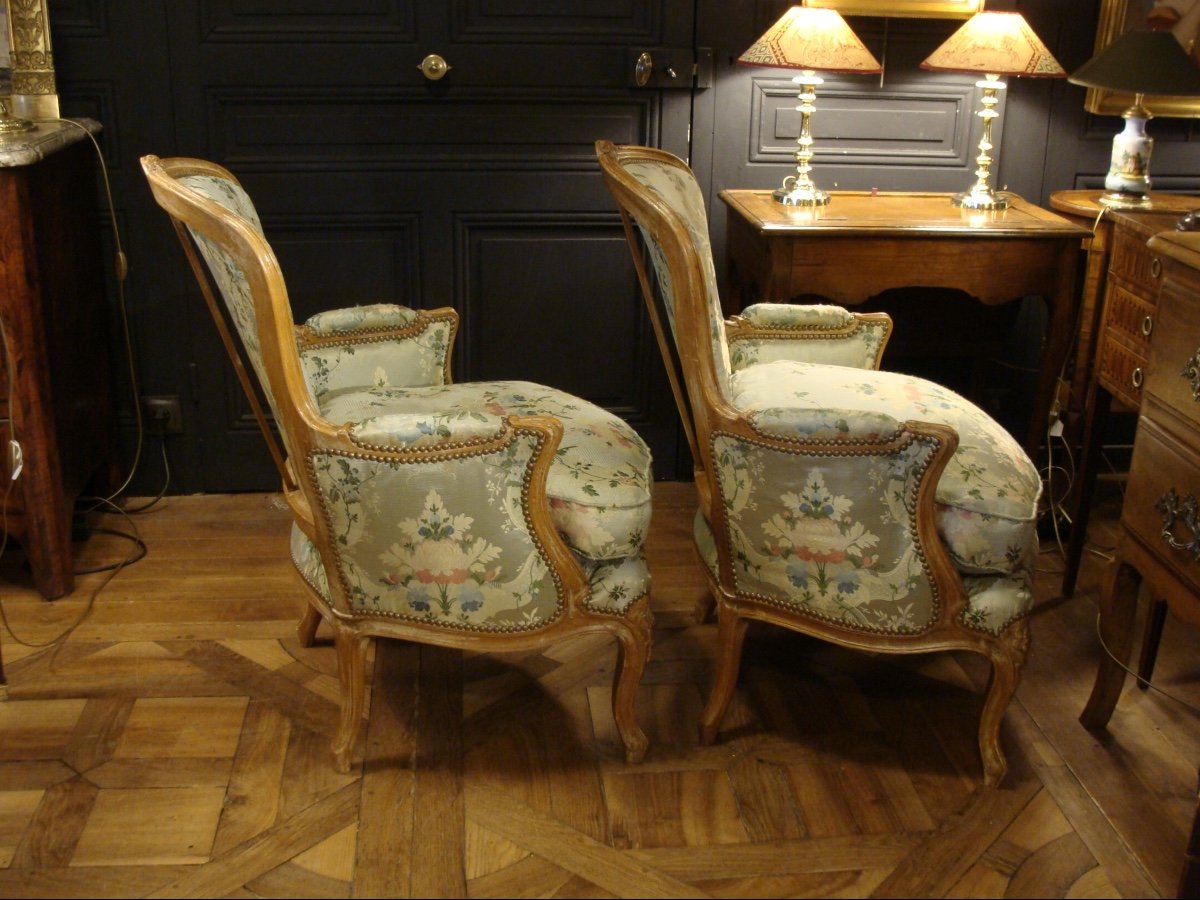 Pair Of Louis XV Style Bergères-photo-1