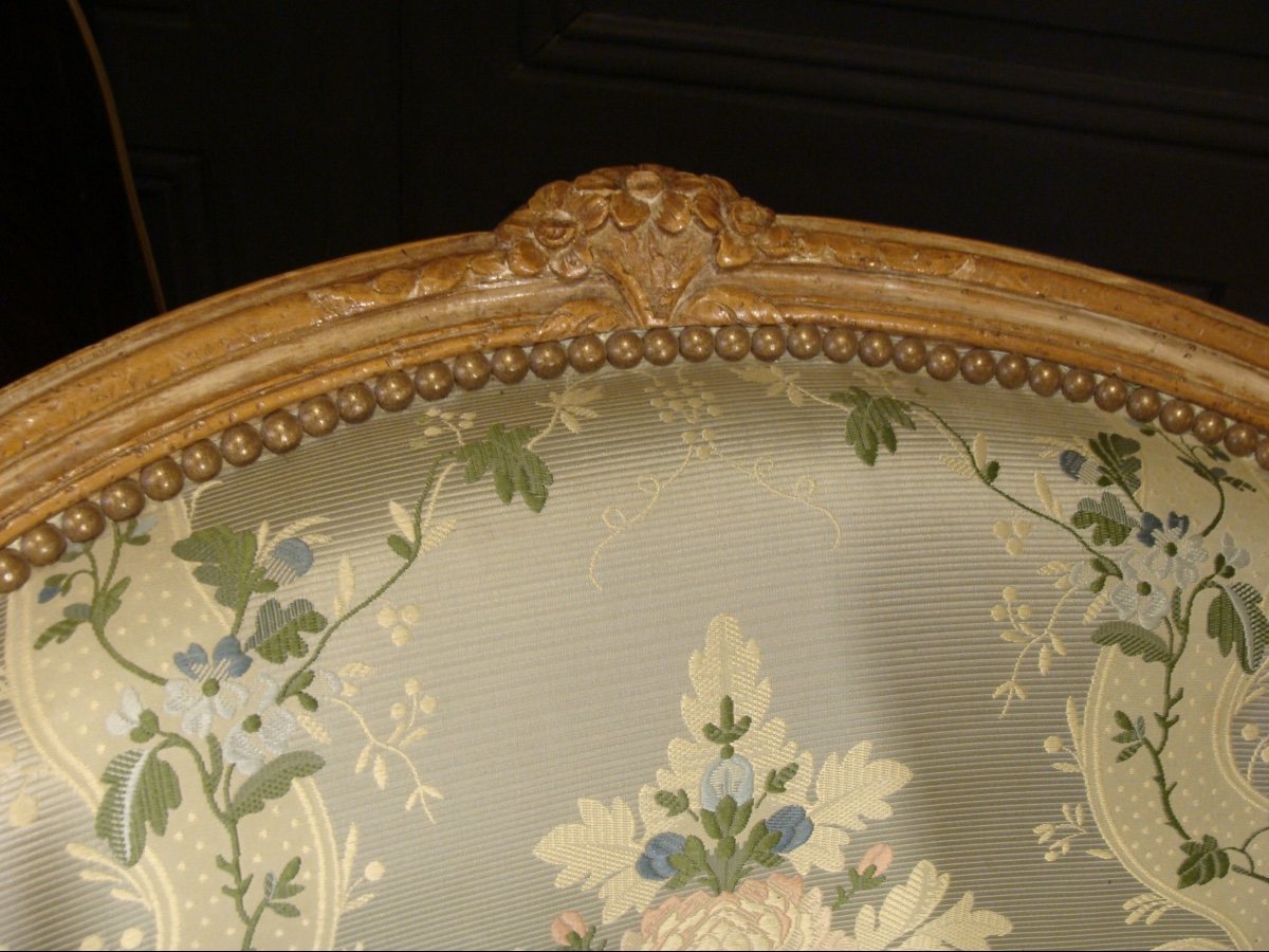 Pair Of Louis XV Style Bergères-photo-3