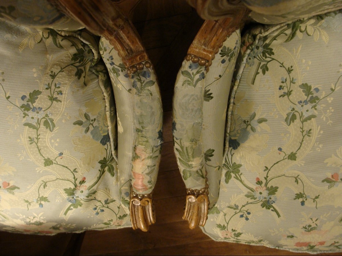 Pair Of Louis XV Style Bergères-photo-7