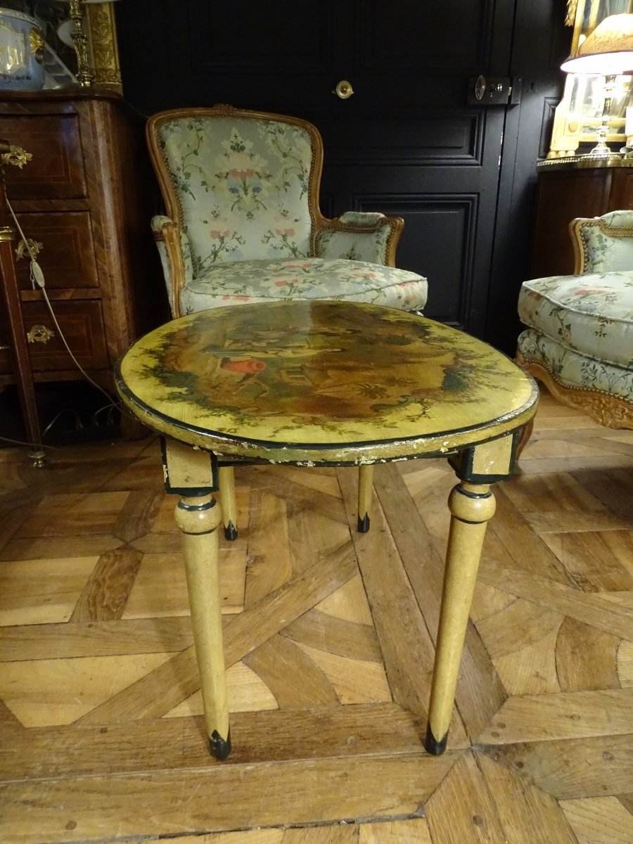 Table Basse En Bois Peint -photo-3