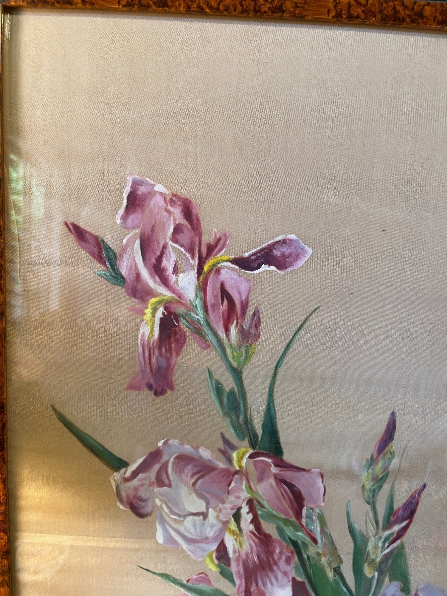 Flowers On Silk, Irises-photo-5