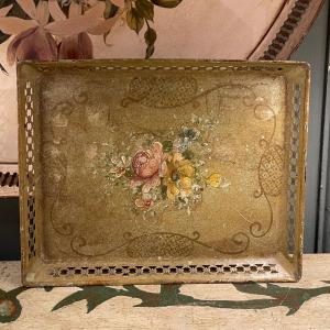 Small 19th Century Painted Sheet Tray