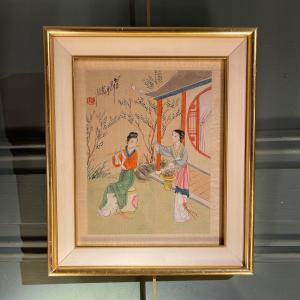 Scène De Personnages Asiatiques N°3