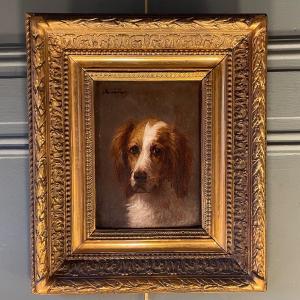 Portrait Of A Dog By Jules Chardigny, No. 1 